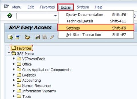 How to Display Transaction Codes in SAP Menu - Pure Procurement