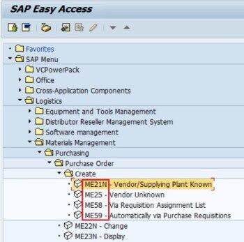 How to Display Transaction Codes in SAP Menu - Pure Procurement